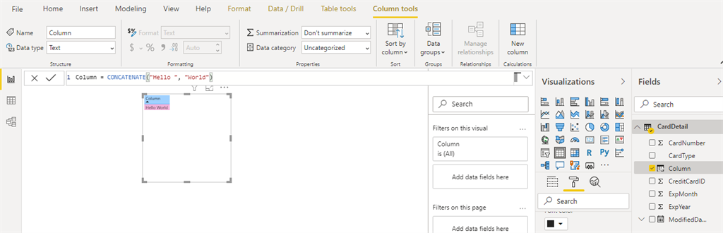 String Functions Or Text DAX Function In Power BI